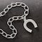 12 Pack: Silver Plated Pavé Horseshoe Charm by Bead Landing™